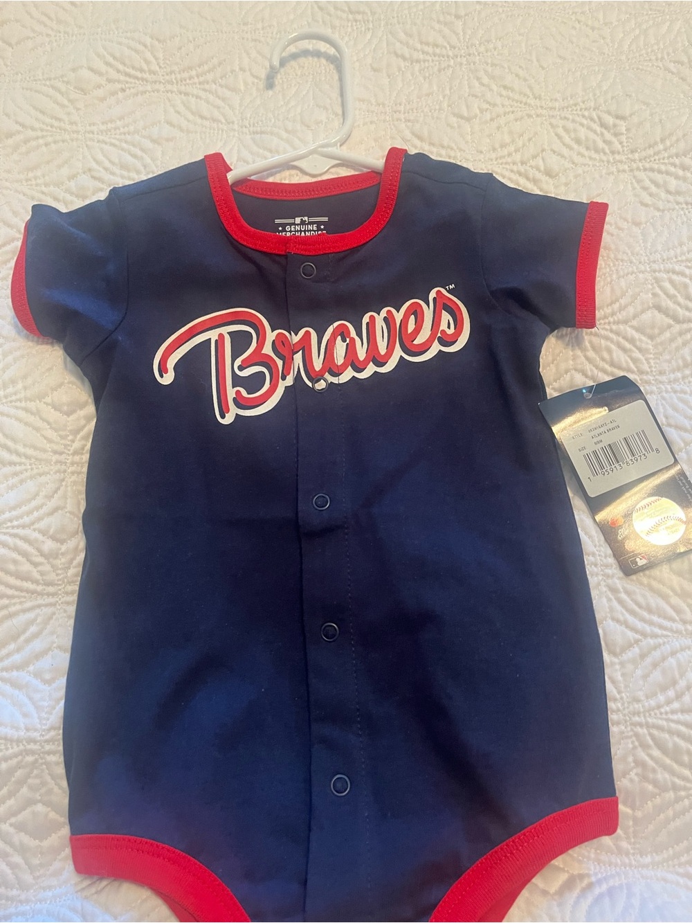 Braves unisex onesie